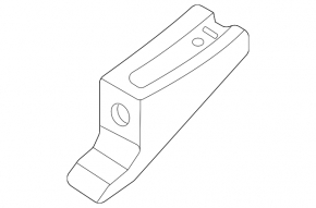 Upper left radiator grill bracket for Kia Sportage 23-25 X-Line, X-Pro