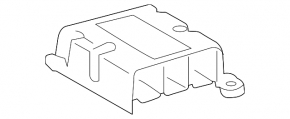 Toyota Crown 23-26 SRS airbag computer module