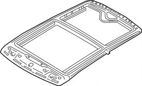 Sunroof mechanism frame Infiniti QX50 19-25