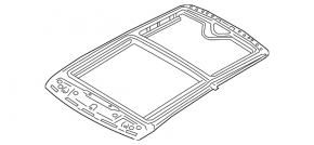 Sunroof mechanism frame Infiniti QX50 19-25
