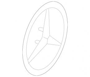 Mercedes A-class V177 19-22 trunk lid emblem