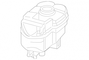 Cooling expansion tank G-class W463 G550 19-24 4.0