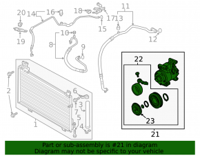 Air conditioning compressor Mazda CX-5 17- 2.5T NISSENS
