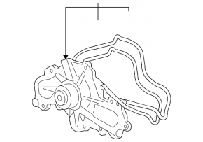 Mazda CX-9 10-15 3.7 Water Pump