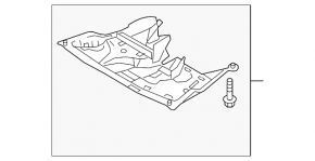 Engine protection Ford Flex 13-19