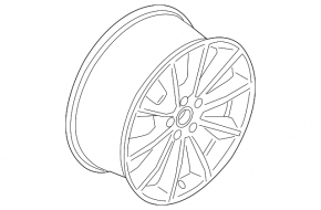 Wheel disk R19 Ford Mustang mk6 15-20 type 2