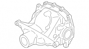 Rear differential gearbox Ford Mustang mk6 15-23 3.7, 5.0 106k