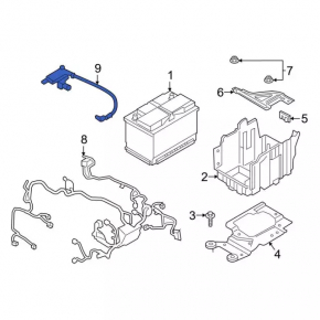 Battery terminal negative Ford Ecosport 18-22