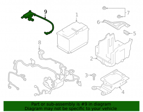 Battery terminal negative Ford Ecosport 18-22