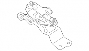 Engine Mount Left Infiniti JX35 QX60 14-17 Hybrid