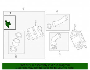 Boost Sensor BMW X5 E70 07-13 3.0
