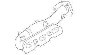 Exhaust manifold right Infiniti G35 4d 06-09
