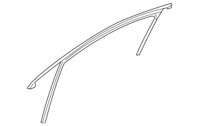 Door glass seal front left Mercedes GLA 15-20