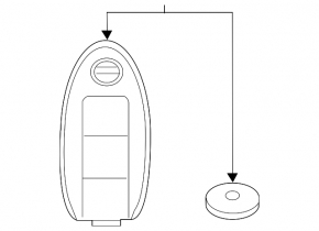 Smart Key Nissan Rogue 17-17 4 Buttons