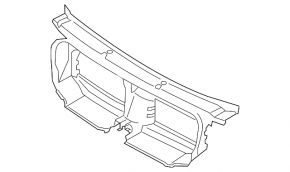 BMW X1 E84 13-15 Radiator Deflector