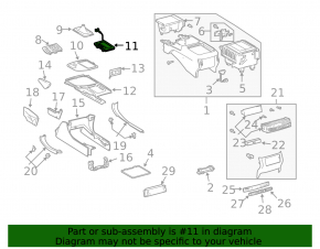 Lexus GX470 03-09 gearshift pad