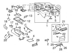 Lexus GX470 03-09 gearshift pad