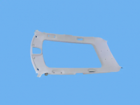 Fiat 500L 14-19 roof lining for sunroof, grey, for dry cleaning, dents, cracks, fabric peeling off