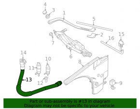 BMW 335i e92 07-13 Windscreen Washer Reservoir Neck Without Cap