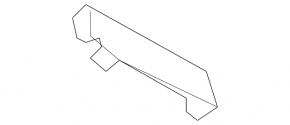 Left tailgate seal plug for Lexus RX350 RX450h 10-15