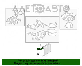 09-13 Dodge Challenger Heater Radiator