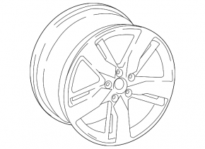 Wheel disk R19 Audi Q5 80A 18-24 curb, chips