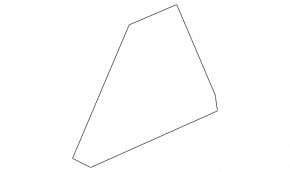Door trim triangle rear left Kia Forte 19-24 4d inner