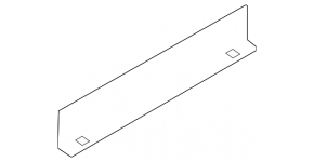 Trunk floor front part Nissan Murano z52 15- black