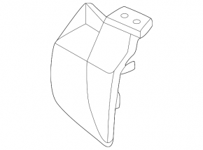 Kia Sportage 23-25 front bumper tow hook cap