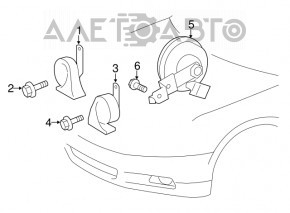 Lexus LS460 LS600h 07-17 Alarm Siren