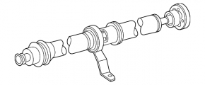 Propeller shaft driveshaft Audi A4 B8 08-16 2.0T