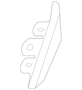 Left inner tailgate light trim for Kia EV6 22-24