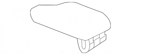 Armrest Infiniti QX30 17- leather, black