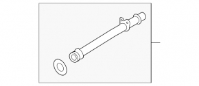 Cooling pipe metal Ford Explorer 13-19 sport