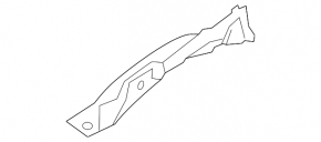 Left upper wing bracket Ford Fusion mk5 13-20