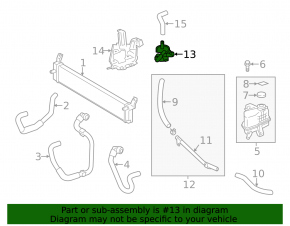Lexus ES300h 13-18 inverter cooling pump