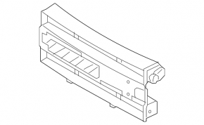 Central radiator deflector for Land Rover Discovery 17-23 2.0T, 3.0T, MHEV