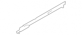 Front trunk floor lining for Porsche Cayenne 19-23, black, scratched