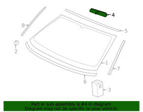 Interior Mirror GMC Terrain 10-17