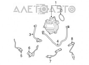 Tank Ventilation Valve BMW X5 E70 07-13 N62