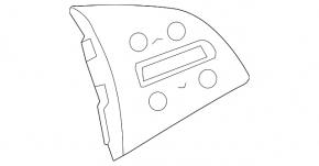 Right steering wheel controls for a Cadillac CTS 14-19