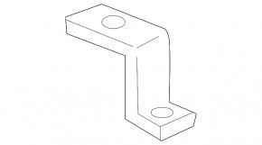 Front Bumper Bracket Upper Left Chevrolet Impala 14-20