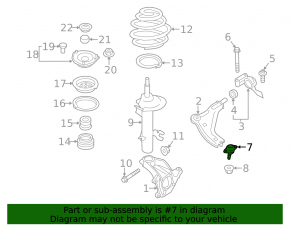 Ball joint left Mini Cooper Countryman R60 10-16