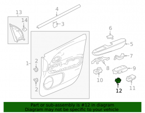 Mirror Control Honda HR-V 16-22
