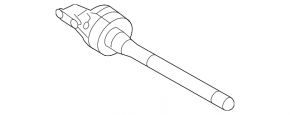 Intermediate shaft for Hyundai Tucson 16-18 1.6T AWD with bracket