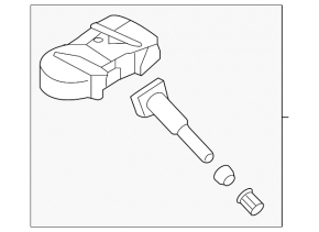 Wheel Pressure Sensor Hyundai Santa FE Sport 13-18