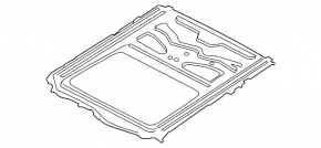 Hatch mechanism frame BMW 5 F10 11-16