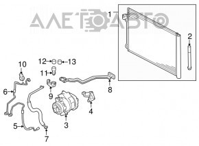 Air Conditioning Compressor BMW X5 E70 07-13 4.8