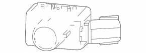 Parking sensors front Toyota Camry v70 18-24 SE