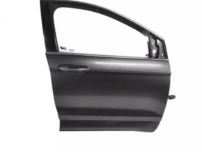 Ford Edge 15-24 keyless front right door assembly, triplex, chrome handle, burgundy R3, bumper, scratches on the trim